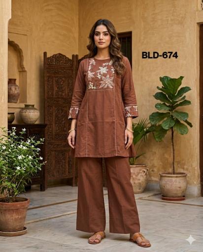 Ballika cotton coord set surat gujarat